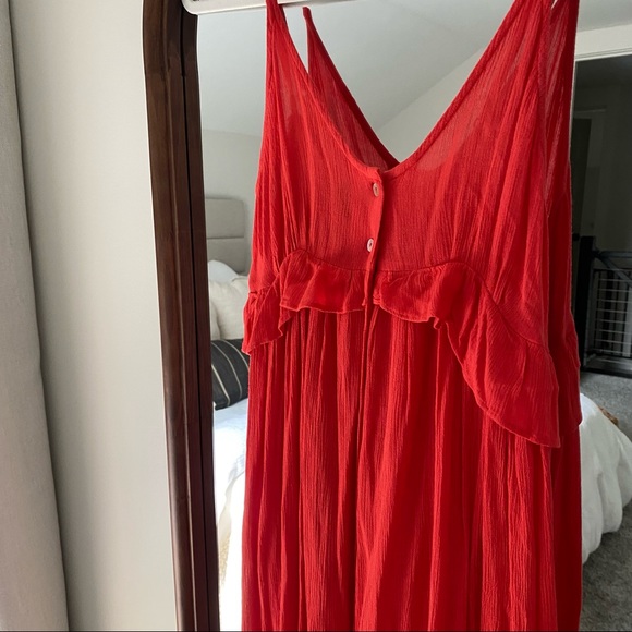 Topshop Ruffle Midi Coverup Dress - Picture 4 of 9